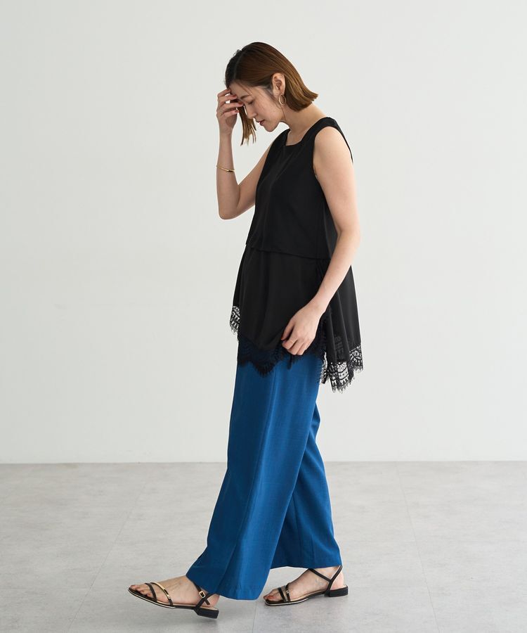 YECCA VECCA「【UVカット】サラサライージーワイドパンツ」|その他|