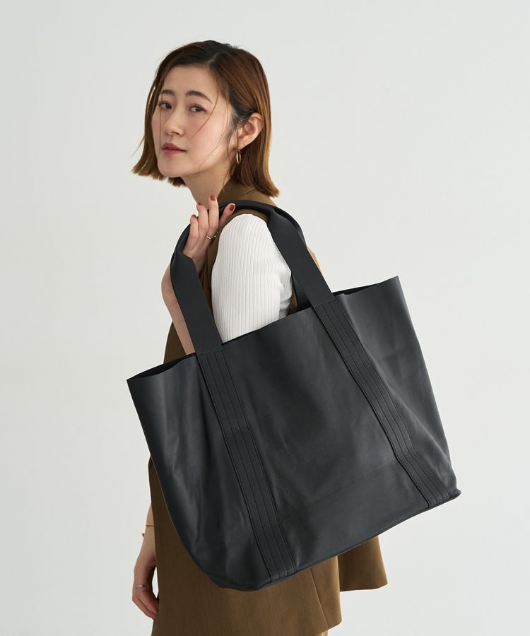 YECCA VECCA「【The BAGMATI】ソフトレザーBIGトートバッグ」|トートバッグ|