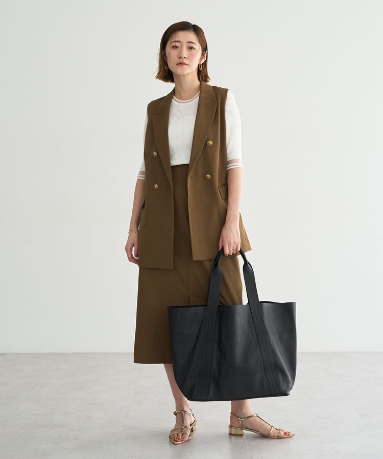 YECCA VECCA「【The BAGMATI】ソフトレザーBIGトートバッグ」|トートバッグ|