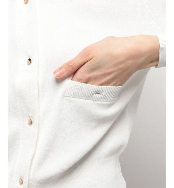 allureville「◇ポケットクルーカーディガン」|カーディガン|