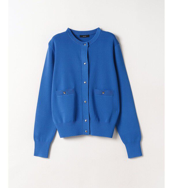 allureville「◇ポケットクルーカーディガン」|カーディガン|ブルー