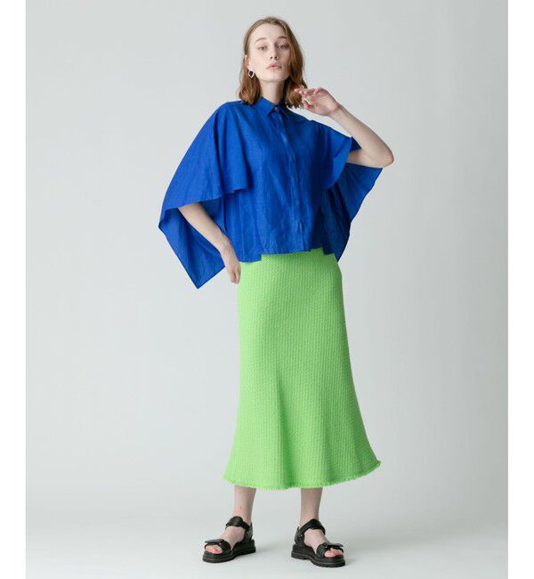 allureville「【セットアップ対応可能】ラスティックツイードスカート」|スカート|