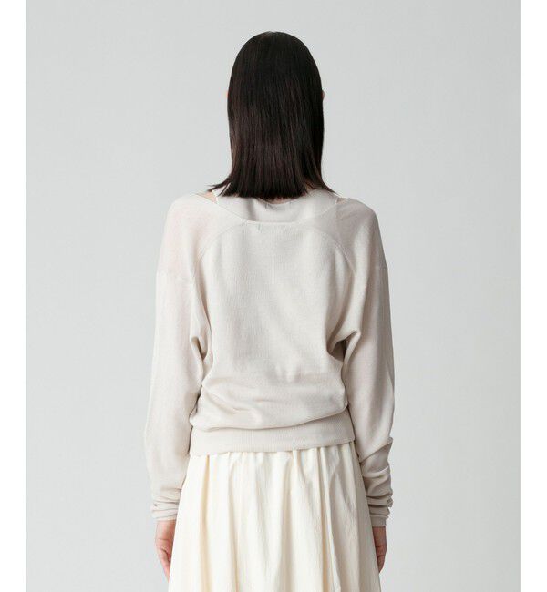 allureville「ディープV ネックレイヤードプルオーバー」|ニット・セーター|