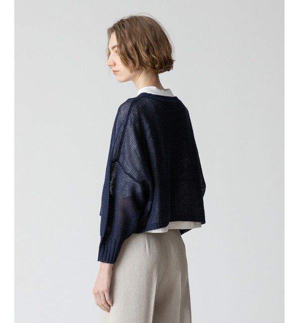 allureville「ドロップ天竺クロップドプルオーバー」|ニット・セーター|