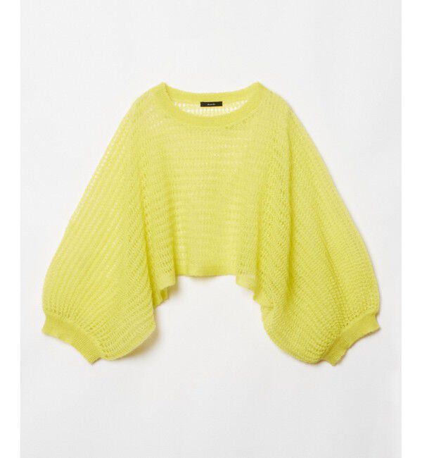 allureville「ドライモヘヤメッシュプルオーバー」|ニット・セーター|