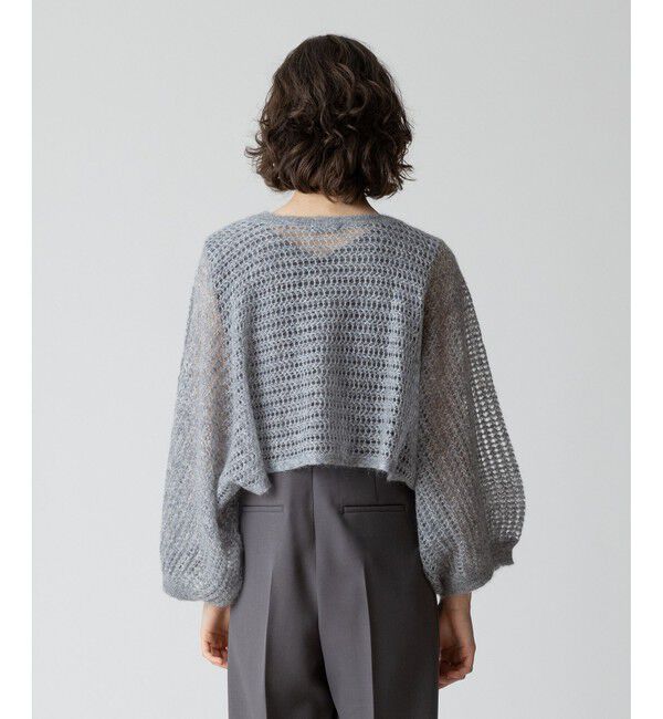 allureville「ドライモヘヤメッシュプルオーバー」|ニット・セーター|