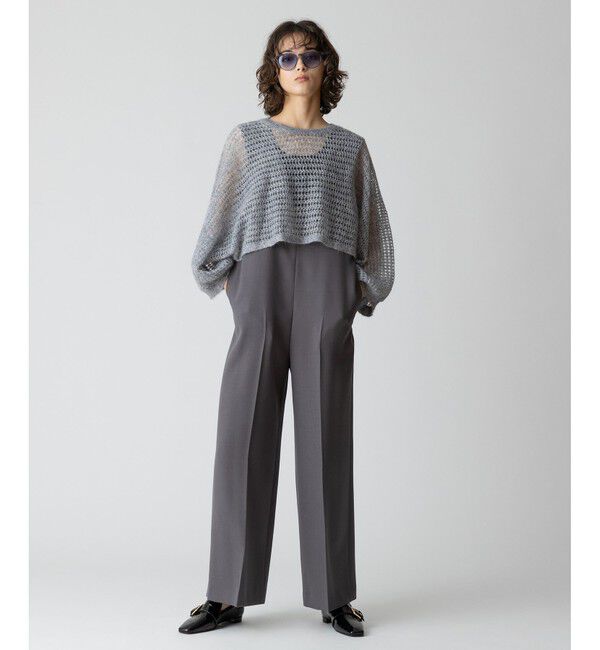 allureville「ドライモヘヤメッシュプルオーバー」|ニット・セーター|