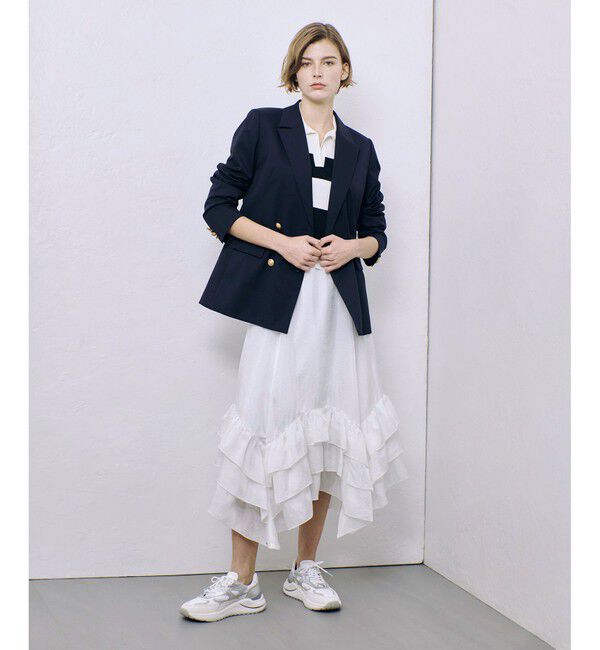 allureville「ウールギャバジンテーラードジャケット」|テーラードジャケット|