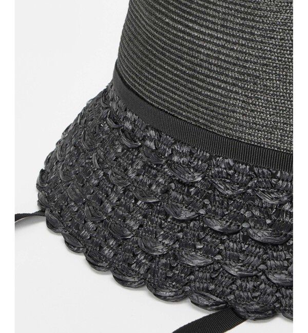 LOULOU WILLOUGHBY「【LOULOU WILLOUGHBY】スカラップブリムバケットハット」|ハット|