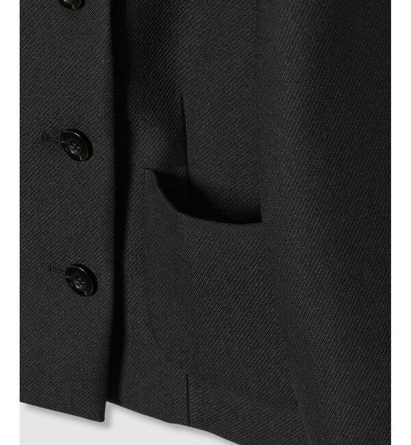 LOULOU WILLOUGHBY「【LOULOU WILLOUGHBY】ブライトウーリーステンカラージャケット」|テーラードジャケット|