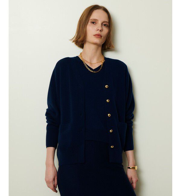 allureville「ウールスムース2WAYネックプルオーバー」|ニット・セーター|