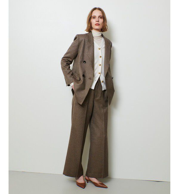 allureville「CHIC TWEEDダブルジャケット」|テーラードジャケット|