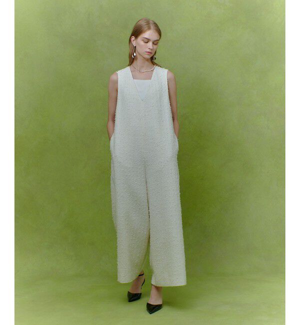 LOULOU WILLOUGHBY「【LOULOU WILLOUGHBY】ファンシーツイードオールインワン」|オールインワン|