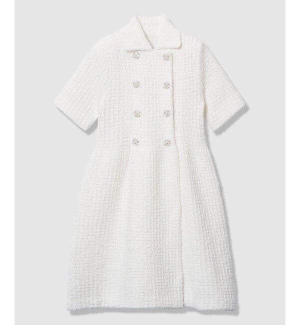 LOULOU WILLOUGHBY「【LOULOU WILLOUGHBY】ニットツィードワンピース」|ワンピース|