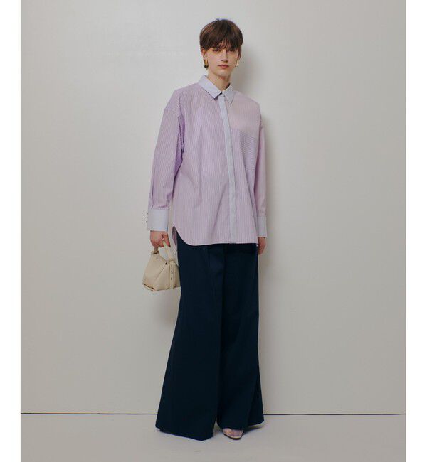 allureville「クレイジーストライプシャツ」|シャツ・ブラウス|