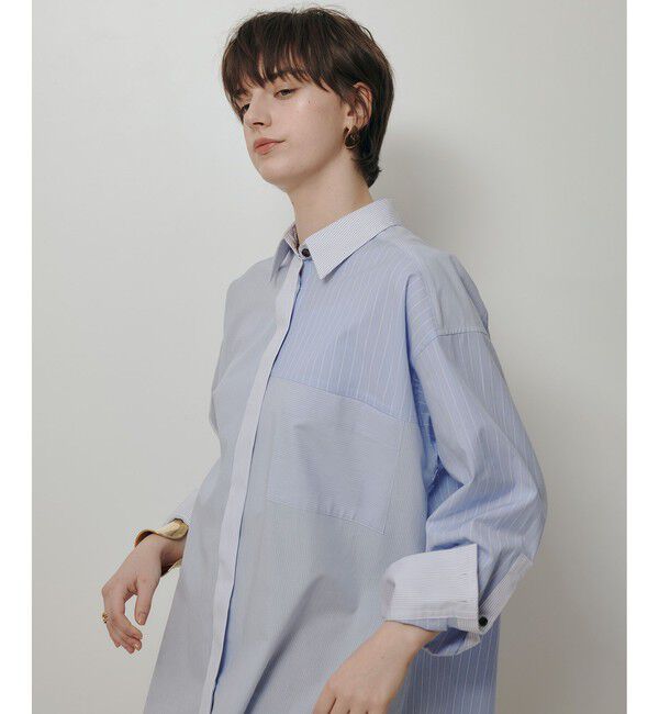 allureville「クレイジーストライプシャツ」|シャツ・ブラウス|