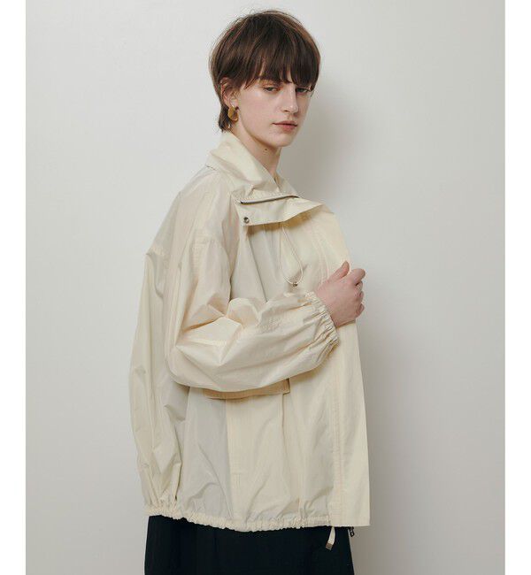 allureville「【ATELIER Line】メモリータフタスタンドカラーブルゾン」|ブルゾン・スタジャン|