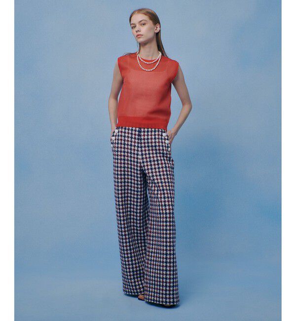 LOULOU WILLOUGHBY「【LOULOU WILLOUGHBY】シアージャガードプルオーバー」|ニット・セーター|