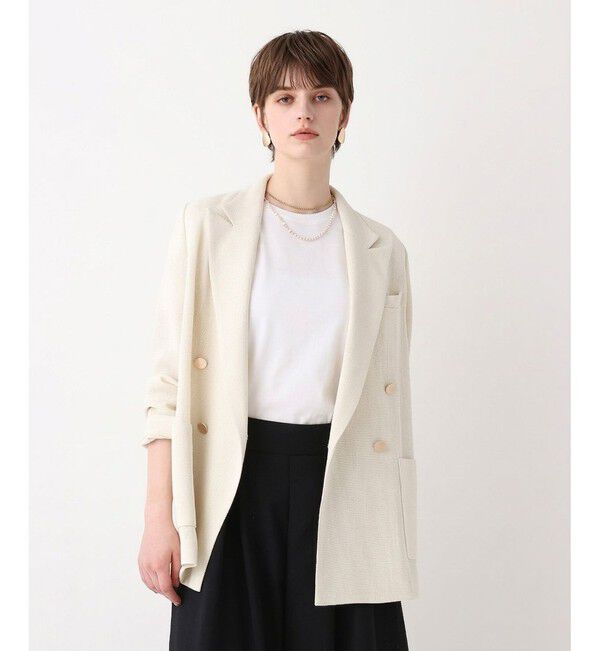 allureville「トリッカーカラミダブルジャケット」|テーラードジャケット|