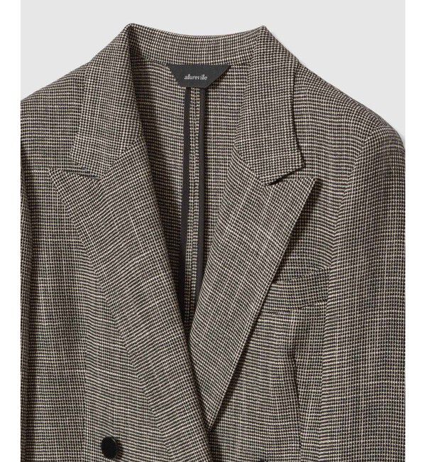 allureville「トリッカーカラミダブルジャケット」|テーラードジャケット|