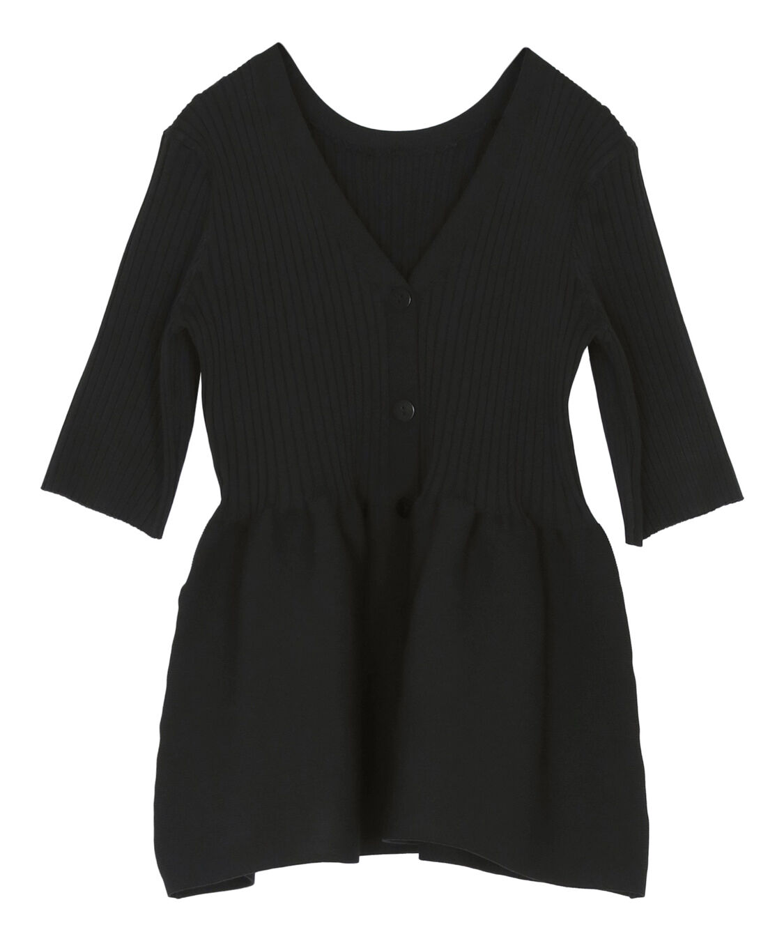 titivate「前後2wayハーフスリーブペプラムニットトップス」|ニット・セーター|