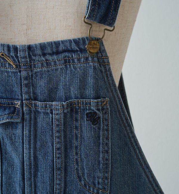  「綿麻デニムサロペット」|その他|