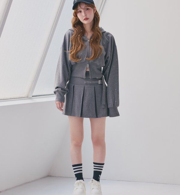  「カットミニスカート」|スカート|