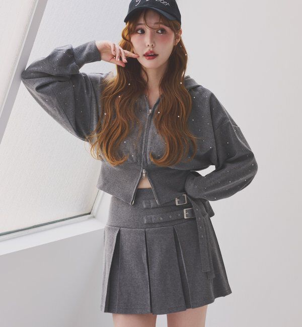  「カットミニスカート」|スカート|