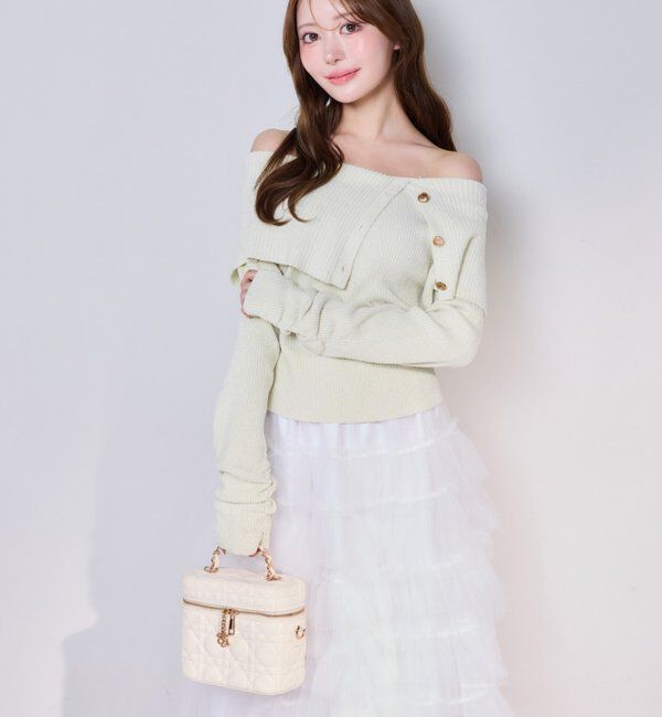  「WEB限定/チャーム付きキルティングバニティバッグ」|ショルダー・メッセンジャー|