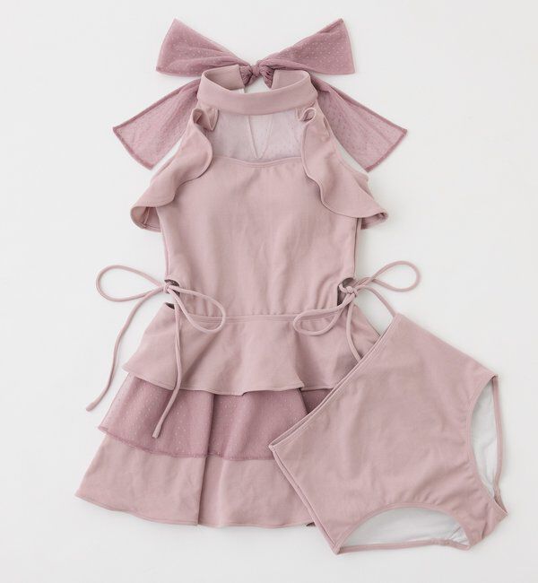  「swimwear/アメスリフリルミニワンピース(2点セット)」|その他|