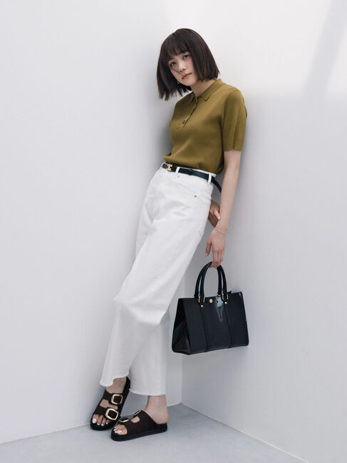 Te chichi「【松井愛莉着用】カーブDenimパンツ《2025summer catalog item》」|その他|