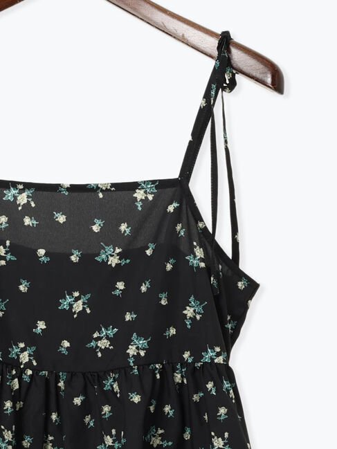 Te chichi TERRASSE「フラワープリントミニキャミワンピース《2025summer catalog item》」|ワンピース|