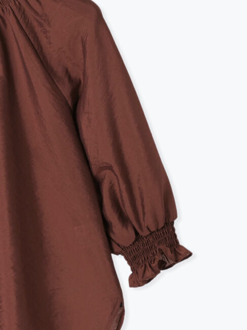 Te chichi TERRASSE「シャーリングネックブラウス」|シャツ・ブラウス|