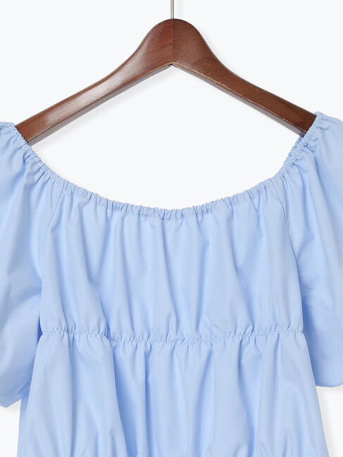 Te chichi TERRASSE「◎ボリューム袖前後2WAYシャーリングブラウス」|シャツ・ブラウス|