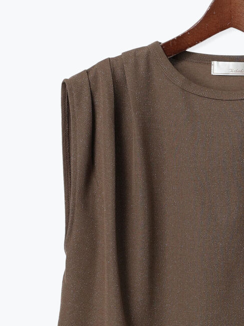 Te chichi「ショルダータックラメトップス」|Tシャツ・カットソー|