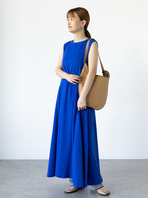 Lugnoncure「ノースリーブカットワンピース」|ワンピース|ブルー