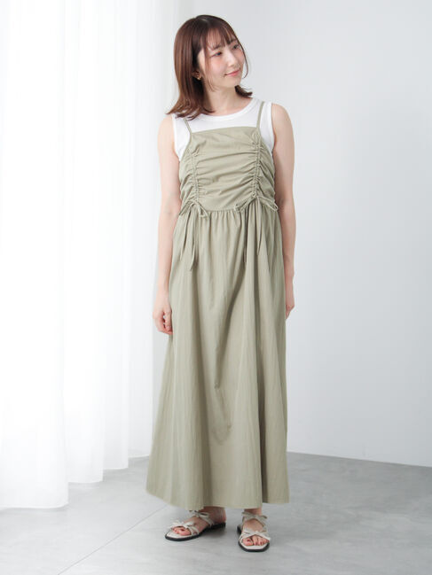 Te chichi TERRASSE「ドロストキャミワンピース」|ワンピース|