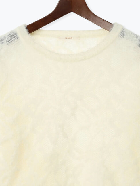 Te chichi「起毛レースニットプルオーバー（セットアップ可）《2025winter catalog item》」|ニット・セーター|