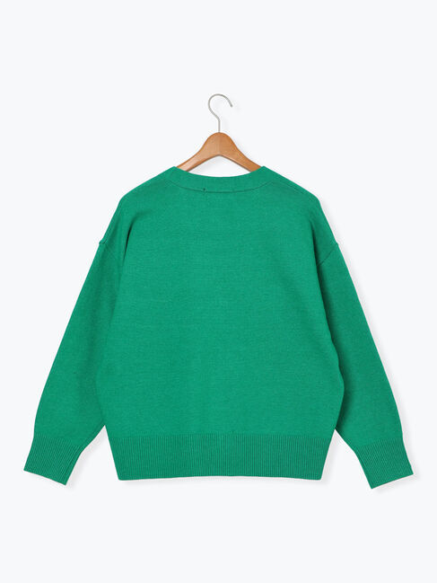 Lugnoncure「ソフトタッチニットVネックショートカーディガン」|カーディガン|