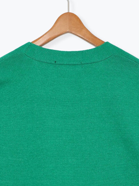 Lugnoncure「ソフトタッチニットVネックショートカーディガン」|カーディガン|