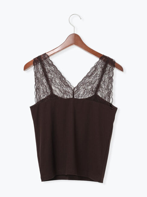 Te chichi「前後2WAYレースネックタンクトップ」|Tシャツ・カットソー|