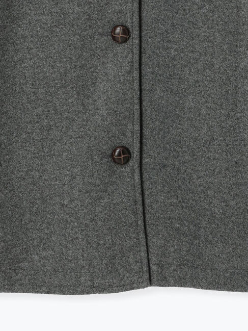 Samansa Mos2「ウーリーライクミドル丈クルーネックコート」|その他|