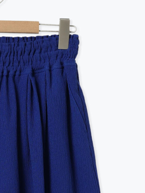 Samansa Mos2 blue「楊柳ハイウエストパンツ」|その他|