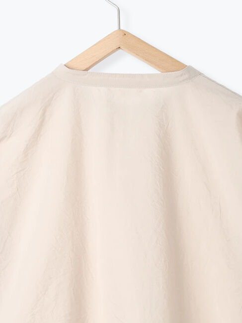 Samansa Mos2 blue「裾ドロストドルマンブラウス」|シャツ・ブラウス|