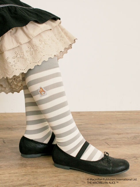 Samansa Mos2「【Alice&times;Samansa Mos2】柄アソート刺繍ソックス」|ソックス|グレー