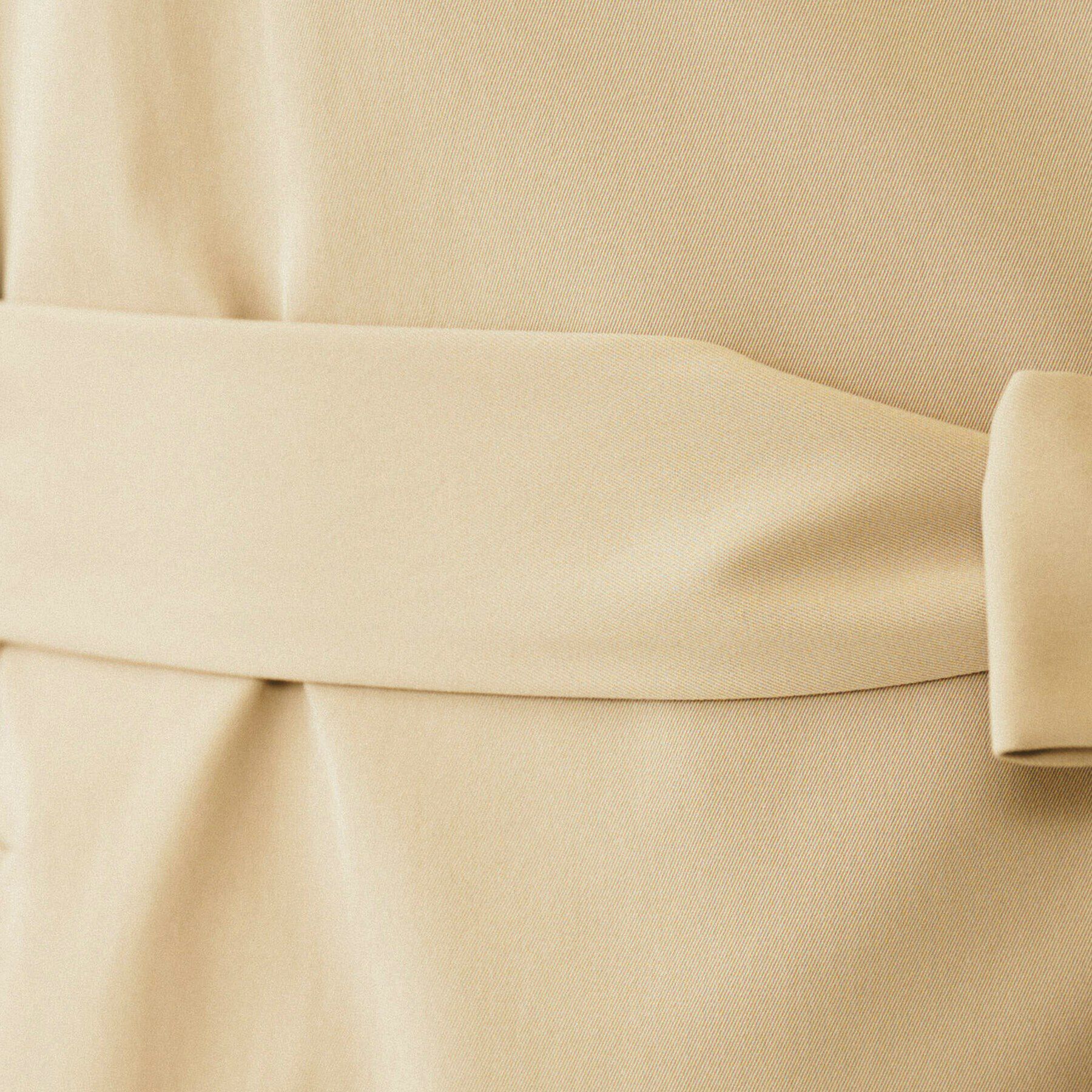 UNTITLED「【撥水】コットンライク ストレッチコート」|ノーカラーコート|