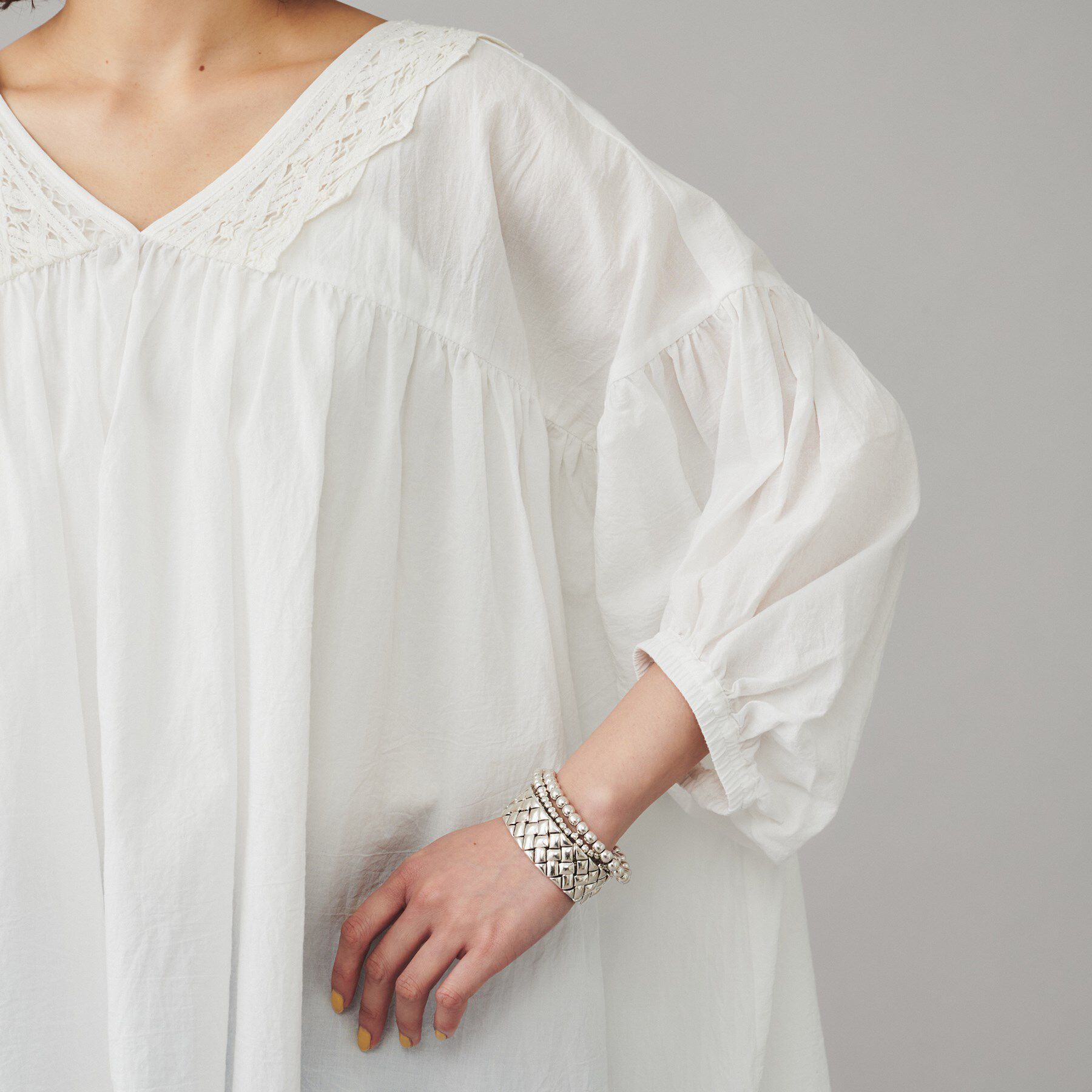 UNTITLED「【Liyoca】コットンロール バテレンレースブラウス」|シャツ・ブラウス|