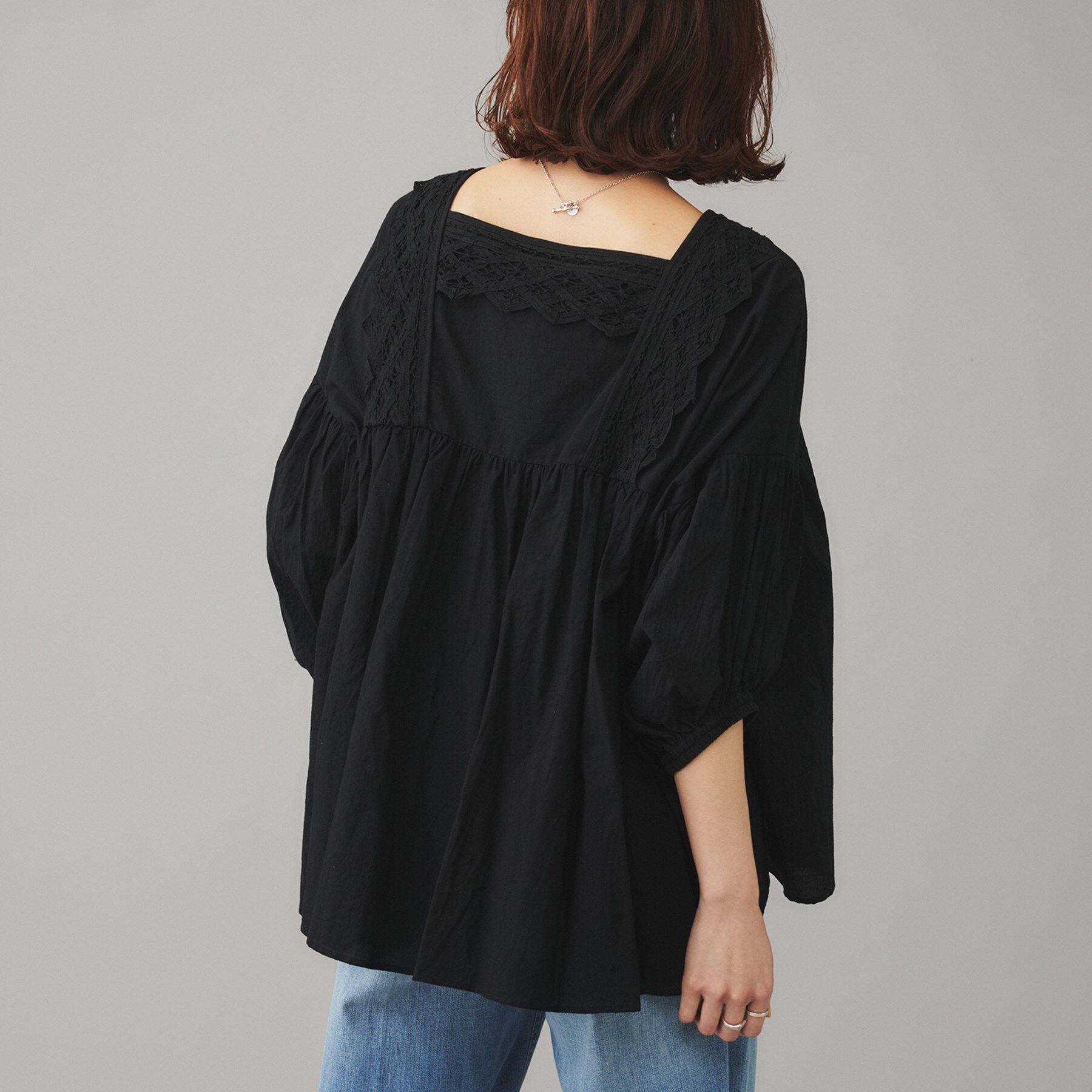 UNTITLED「【Liyoca】コットンロール バテレンレースブラウス」|シャツ・ブラウス|