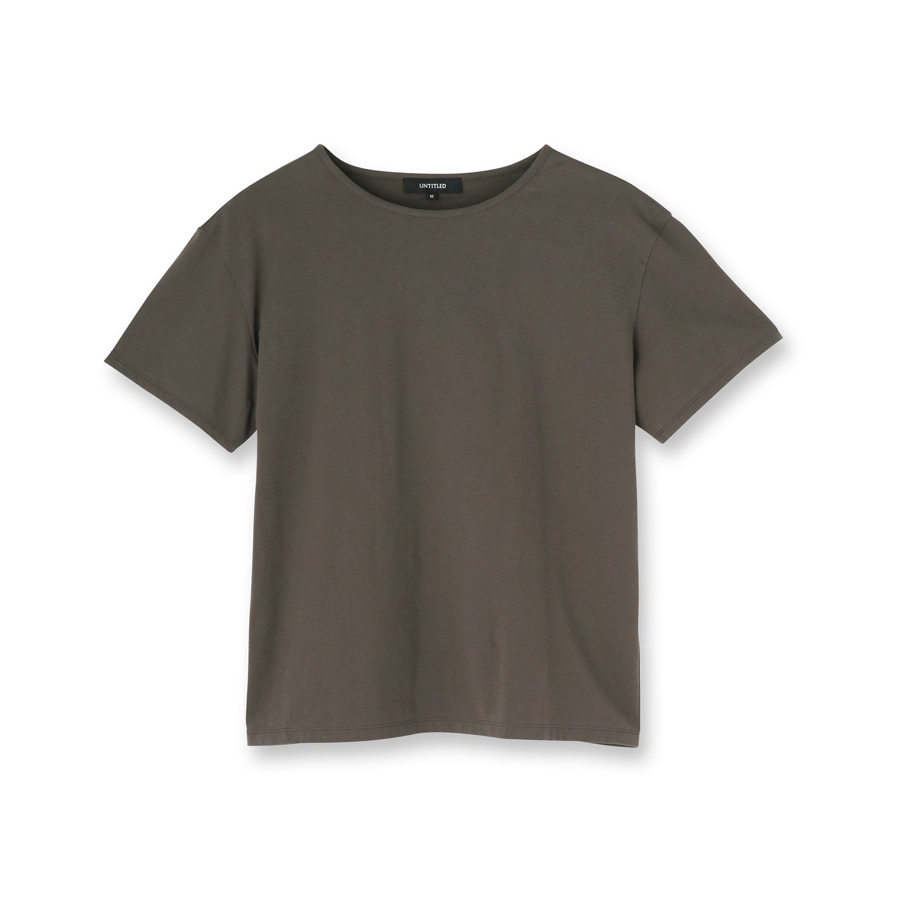 UNTITLED「【接触冷感／コットン100／洗える／Tシャツ】半袖天竺プルオーバー」|Tシャツ・カットソー|