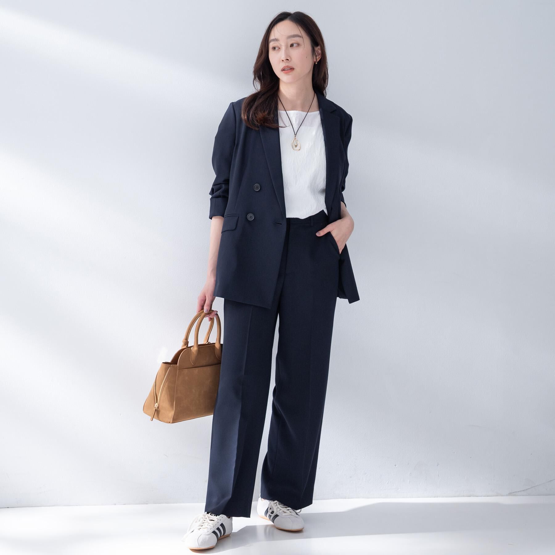 UNTITLED「【イージーケア/接触冷感/UVカット】エアリー ワイドパンツ」|その他|